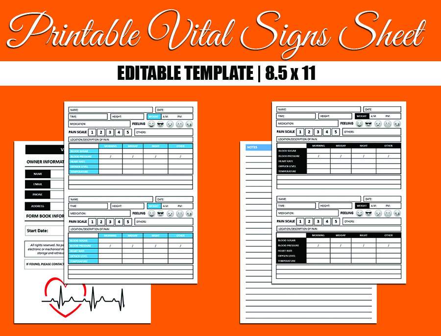  Vital Signs Sheet PDF 
